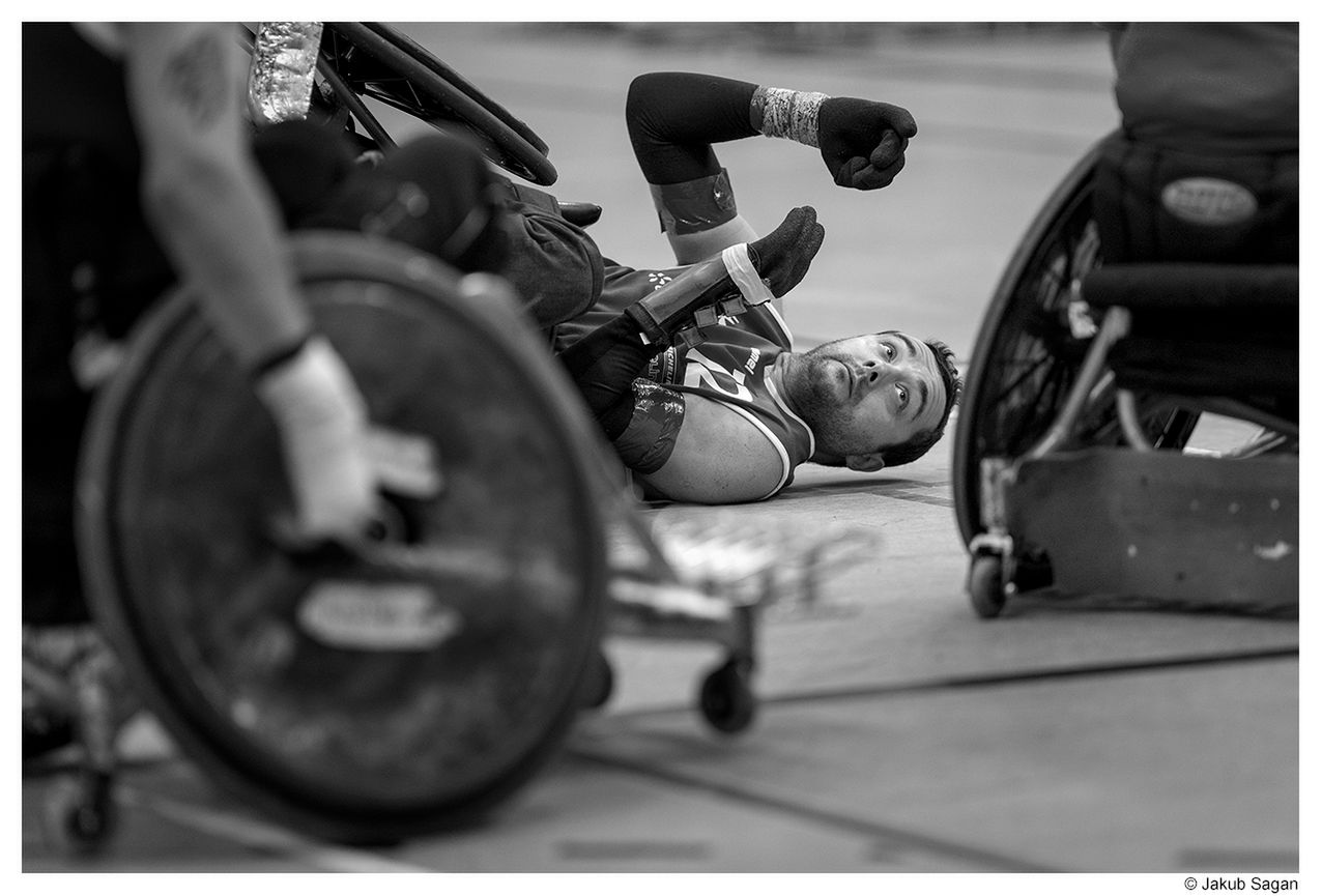 Murderball, czyli rugby na wózkach na zdjęciach Jakuba Sagana 1