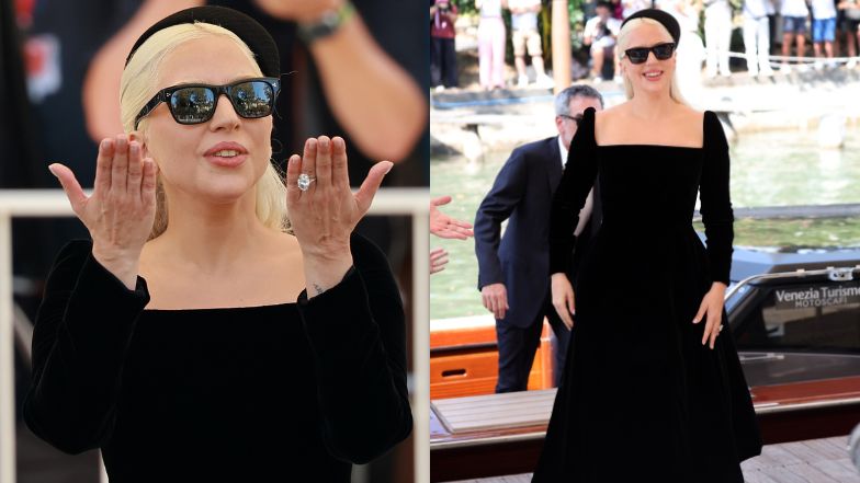 Lady Gaga eksponuje pierścionek zaręczynowy w Wenecji 