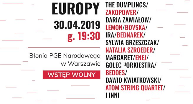 TVP1 z okazji 15-lecia przystąpienia Polski do UE pokaże koncert „Gramy dla Europy”
