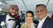 Wybory 2020 r. Andrzej Duda w roli niespodziewanego gościa na weselu