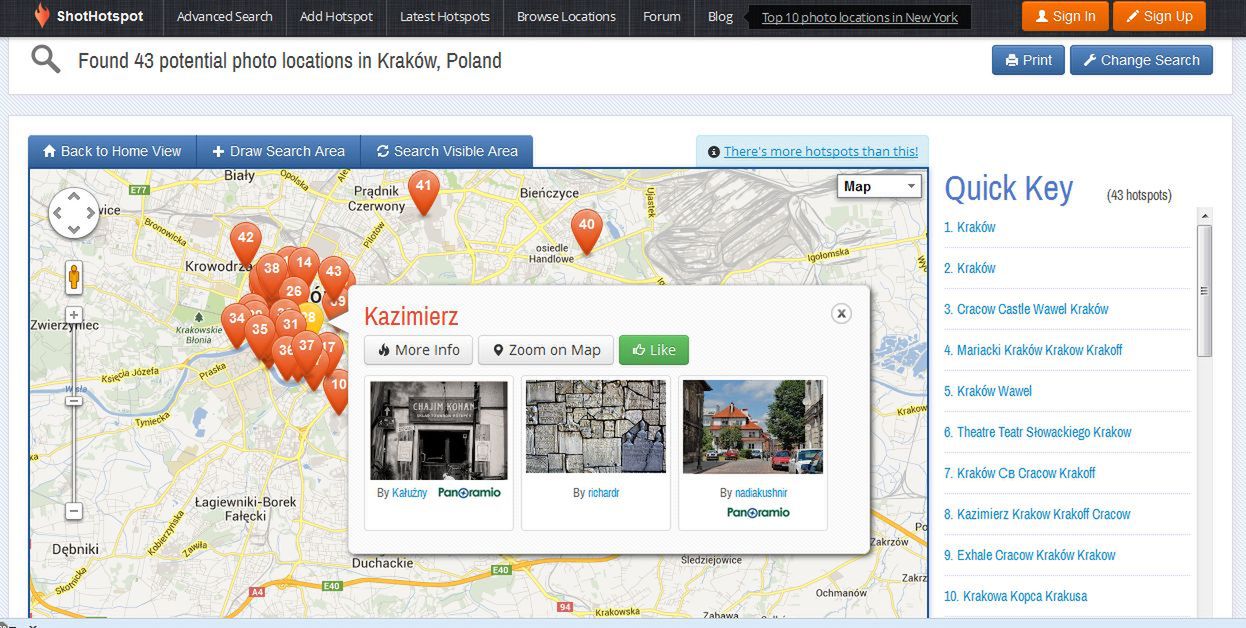 Ciekawe miejsca do fotografowania. Czy specjalistyczna wyszukiwarka może pomóc je znaleźć? 2
