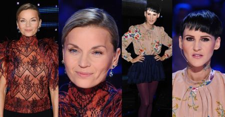 Foremniak w piórach i "dziewczęca" Chylińska pozują na planie "Mam talent" (ZDJĘCIA)