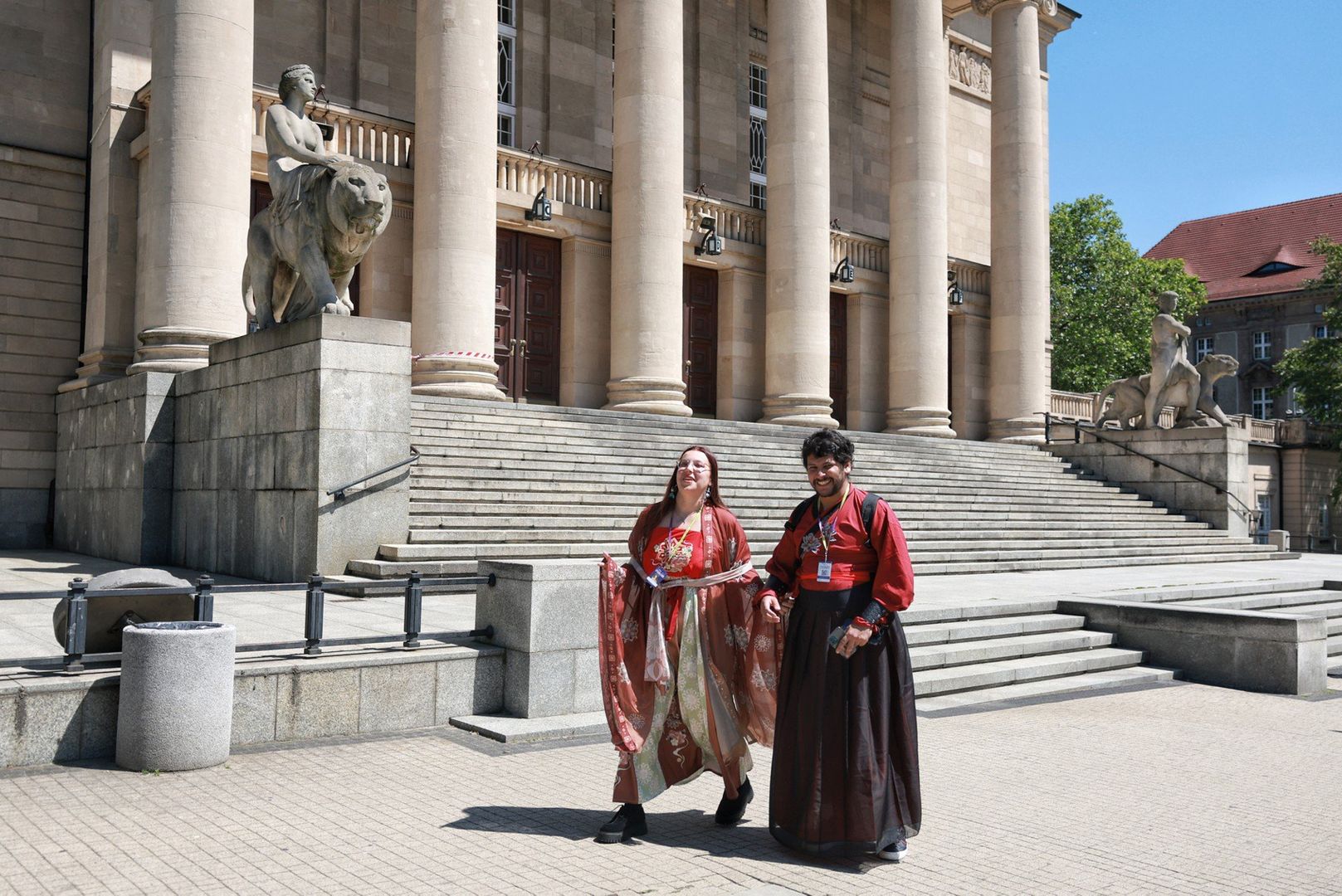 Cosplayerzy na ulicach Poznania