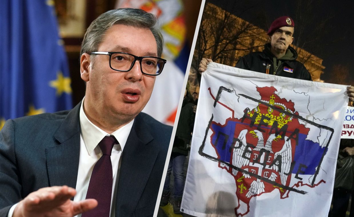 Serbski prezydent grzmi. "Nikt mnie nie będzie klepał po ramieniu"