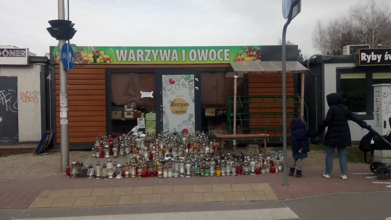 Ząbki. Warzywniak, w którym doszło do zabójstwa