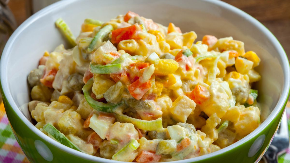 Russian traditional salad.
Salad with potato, corn, carrot, eggs and mayonnaise on wooden table. Shallow depth of field.
Arkadiusz Fajer "arfo"
salad, russian, mayonnaise, food, traditional, vegetable, appetizer, carrot, cooked, eggs, environment, fast, freshness, gourmet, green, mixed, parsley, peas, potatoes, snack, lunch, bowl, dinner, leek, salad, russian, mayonnaise, food, traditional, vegetable, appetizer, carrot, cooked, eggs, environment, fast, freshness, gourmet, green, mixed, parsley, peas, potatoes, snack, lunch, bowl, dinner, leek