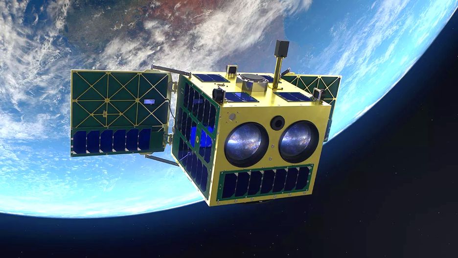 Polski mikrosatelita - wizualizacja