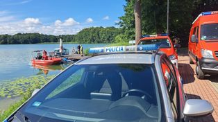 Mrągowo: Tragiczny finał poszukiwań na Jeziorze Czos. Odnaleziono ciało 76-latka