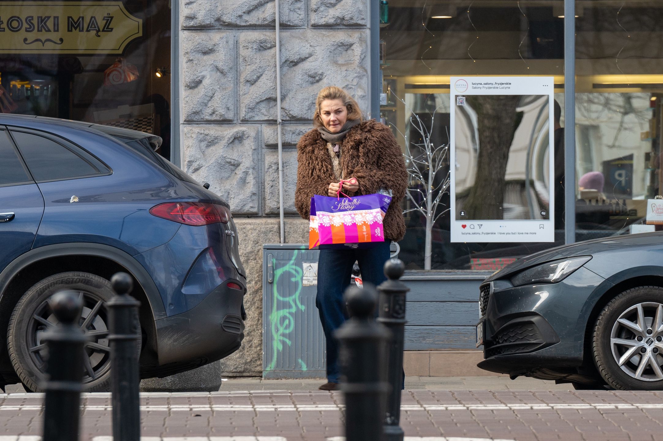 Małgorzata Socha na sobotnim spacerze