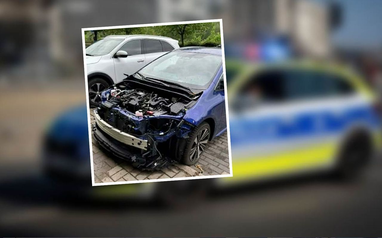 "Ogołocili" auto. Zdjęcie z Warszawy. Policja potwierdza