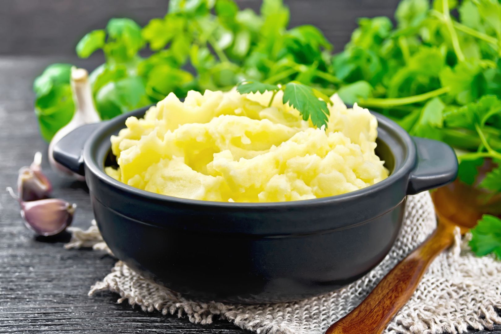 Puree ziemniaczane w miseczce