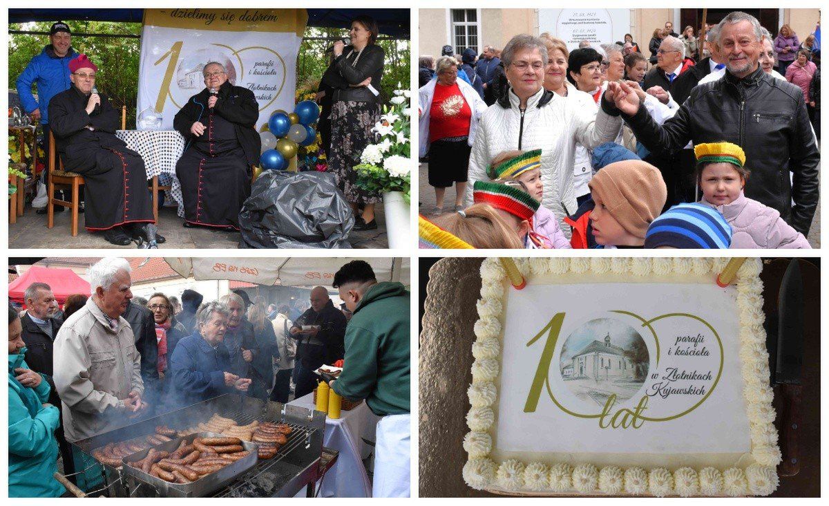 17 maja w Złotnikach odbył się Piknik Parafialny &#34;Bądźmy razem&#34;. Zorganizowano go w ramach obchodów 100-lecia miejscowej parafii pw. św. Andrzeja Boboli i św. Antoniego z Padwy