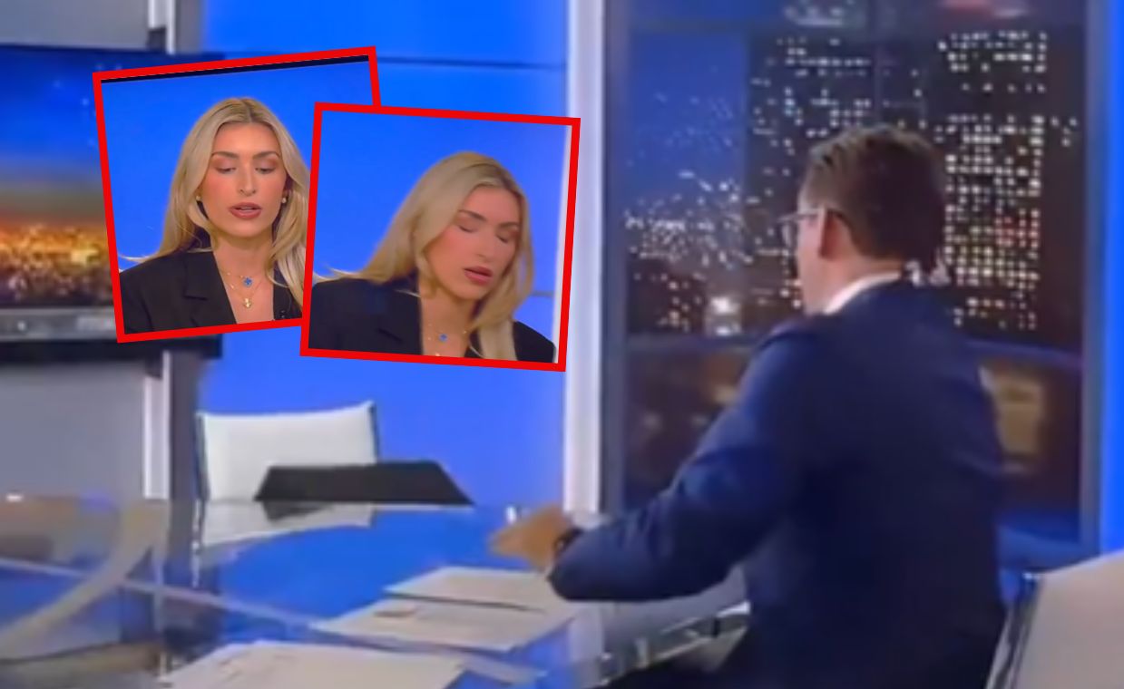 Former Trump aide faints on-air, vows to finish interview