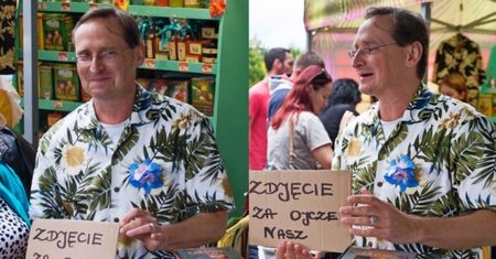 Cejrowski "sprzedaje" swoje zdjęcia za... Ojcze Nasz