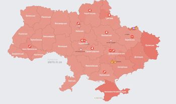 Alert w całej Ukrainie. W powietrzu drony i rakiety