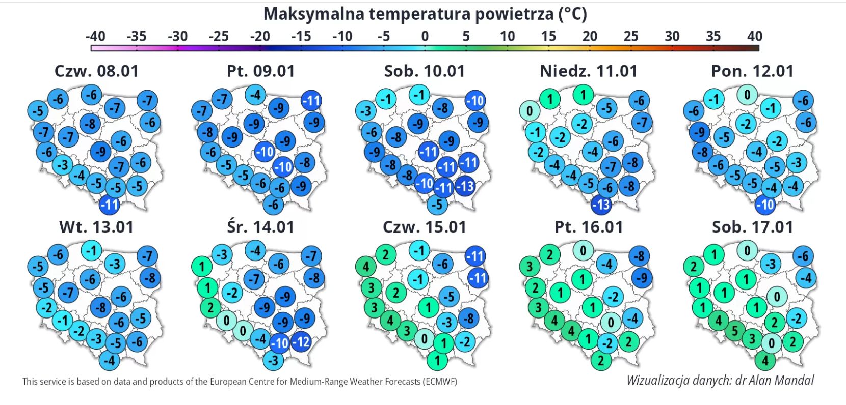 Mapa temperatur 