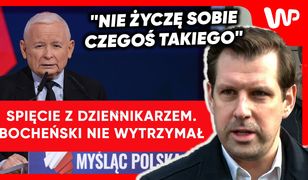 Bocheński nie wytrzymał. Moment starcia z dziennikarzem. "Nie życzę sobie"