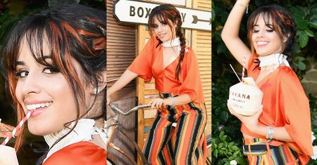Przejęta Camila Cabello zachęca do zakupu kosmetyków