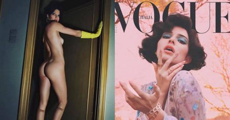 Odważna Kendall Jenner świeci pupą we włoskim "Vogue'u"