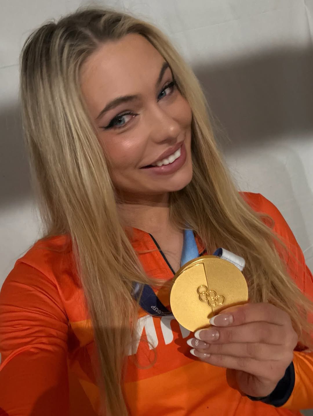 Jutta Leerdam z narzeczonym 