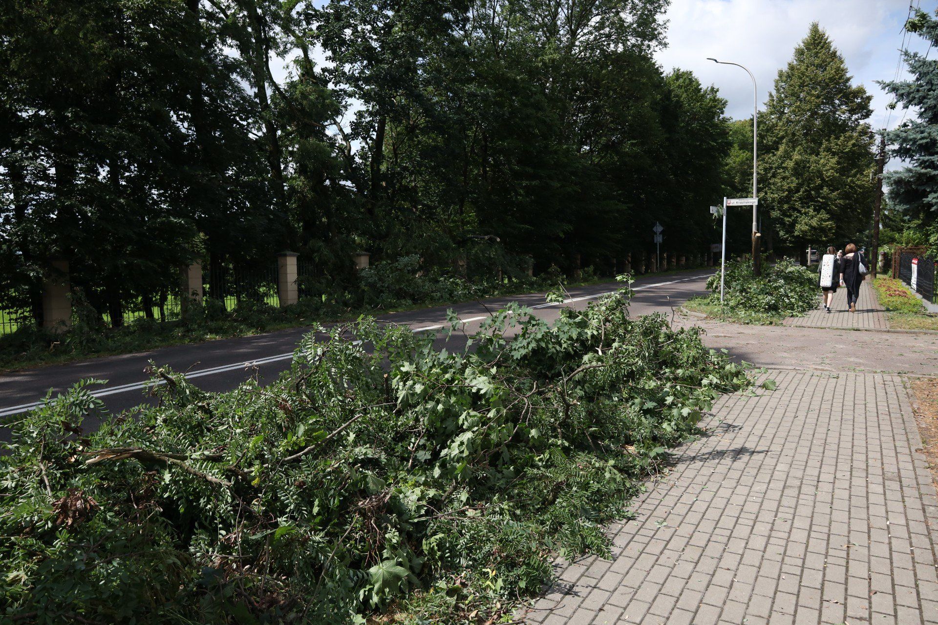 Zniszczenia po wczorajszej nawałnicy
