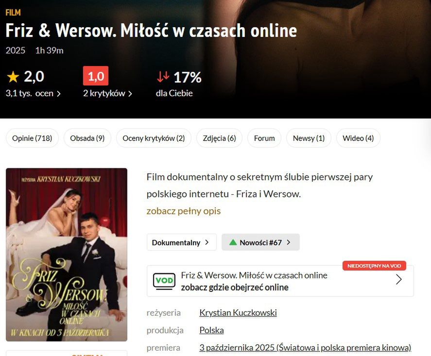"Friz & Wersow. Miłość w czasach online"