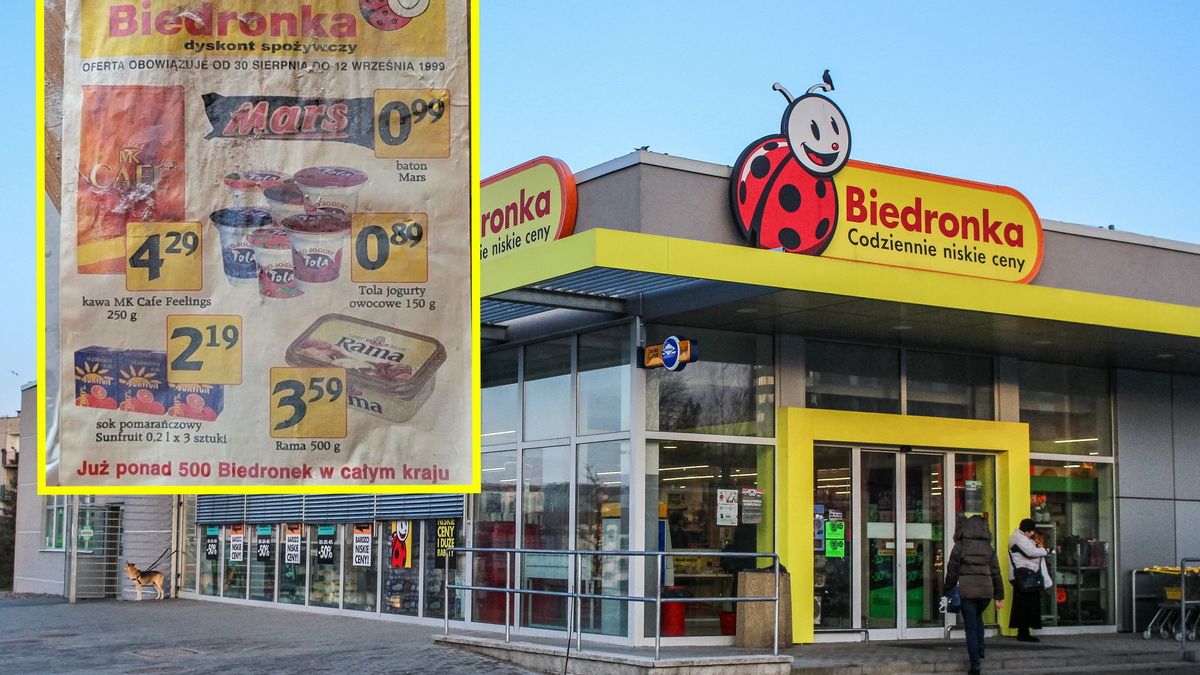 Do sieci trafiły zdjęcia starej gazetki z Biedronki 