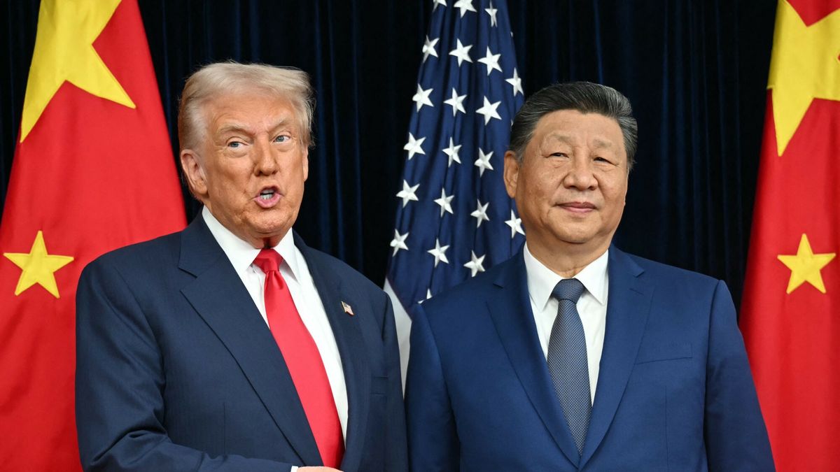 Prezydent USA Donald Trump i przywódca Chin Xi Jinping