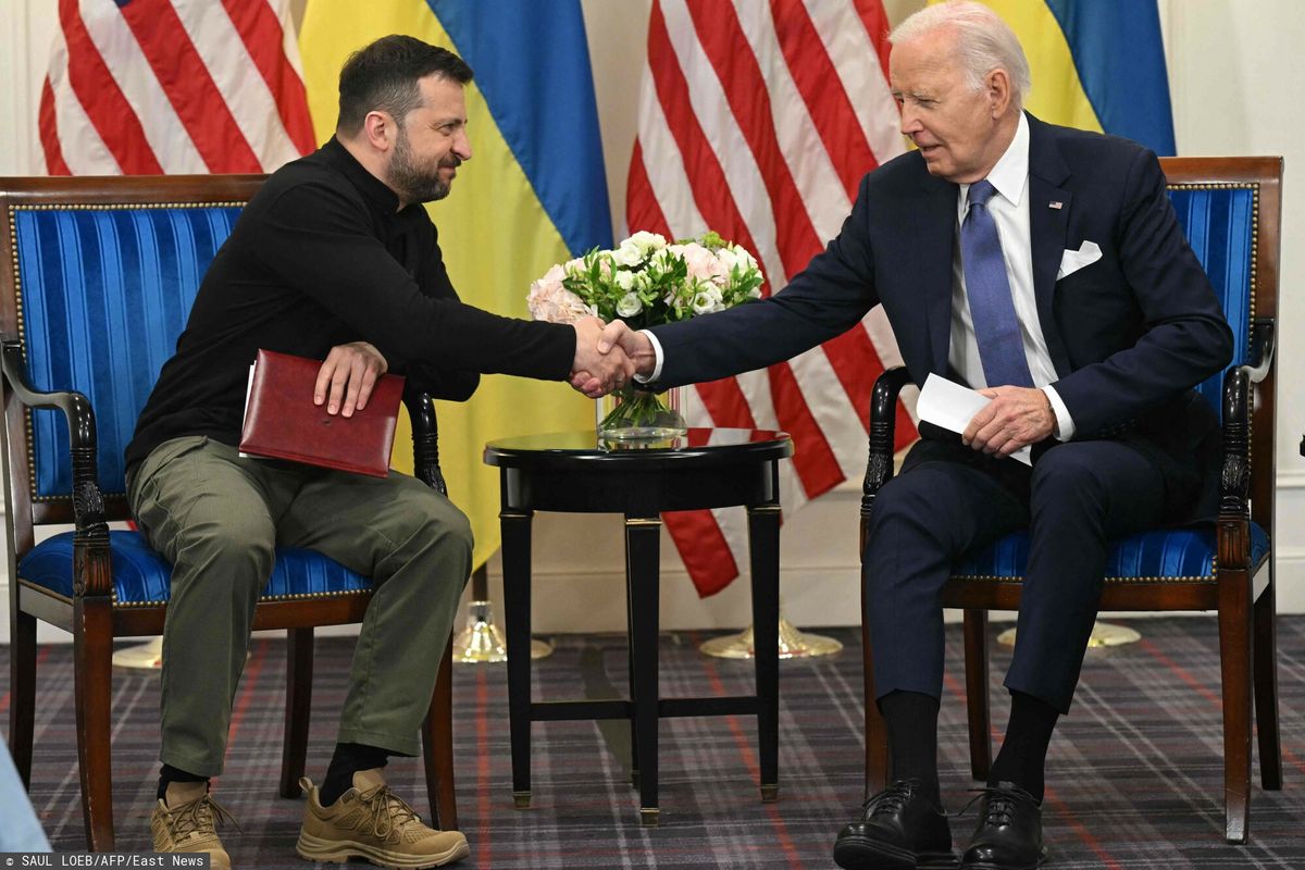 wołodymyr zełenski, joe biden, umowa, wojna w Ukrainie Klamka zapadła. Biden i Zełenski podpisali umowę