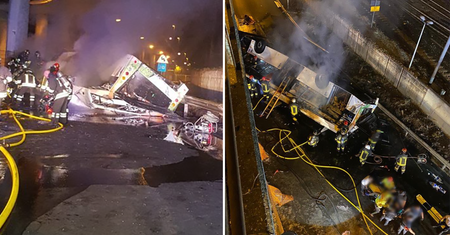 Tragedia we Włoszech. Autokar spadł z mostu. Wiele ofiar