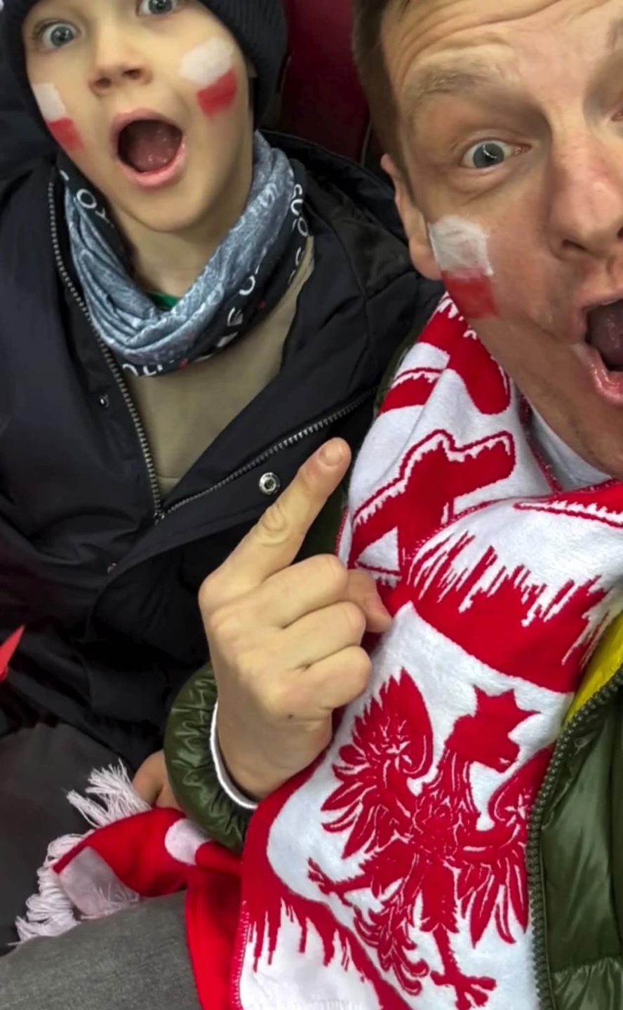 Marcin Mroczek pokazał ujęcia z synami