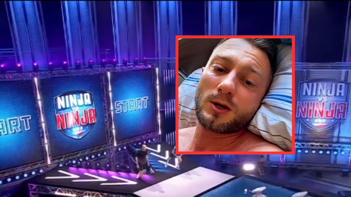 Albert "Brudny" Lorenz doznał wypadku na planie "Ninja Warrior"