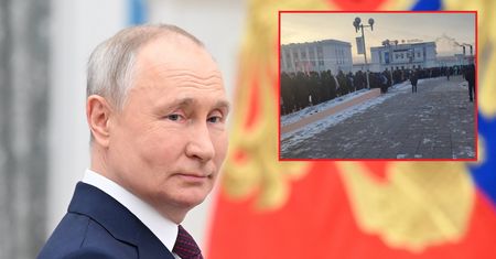 Putin jedzie w Rosję. Szopka na ulicach Ułan Ude