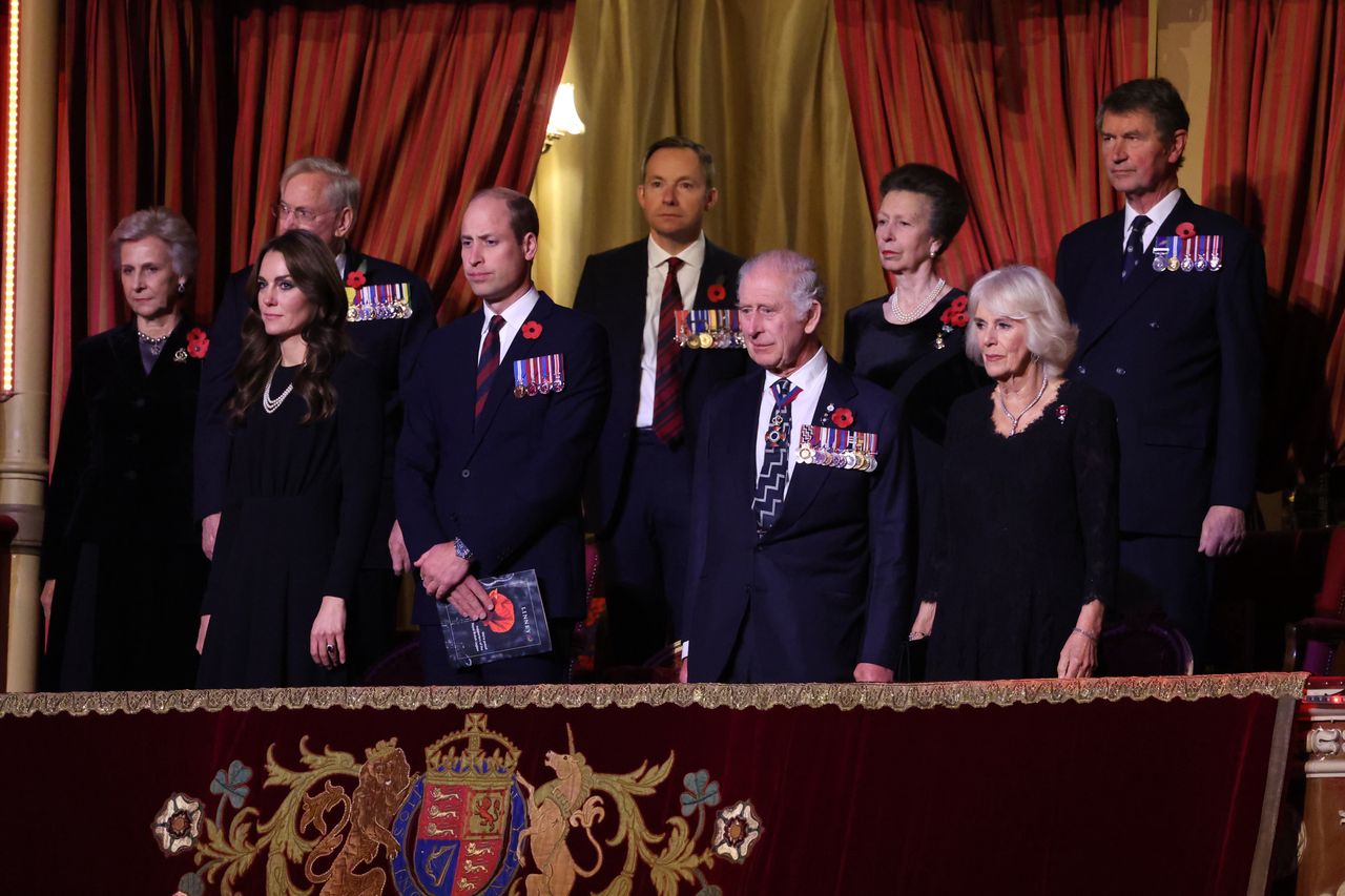 Duchess Kate in Queen Elizabeth II's pearls.