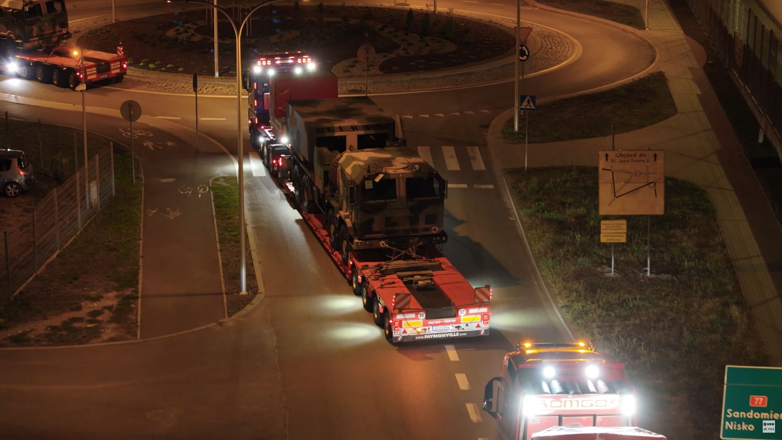 Transport finalnych systemów HOMAR-K do Wojska Polskiego.