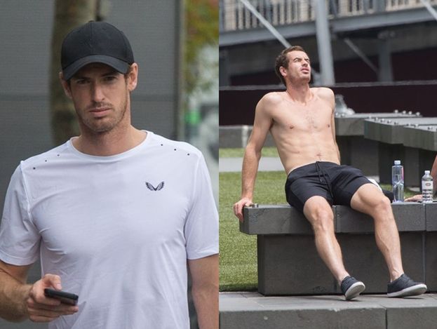 Andy Murray pręży klatę i wypoczywa z matką w Melbourne (FOTO)