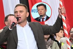 Bąkiewicz o "wyrywaniu chwastów" na wiecu PiS. "Nie zrozumiałem"
