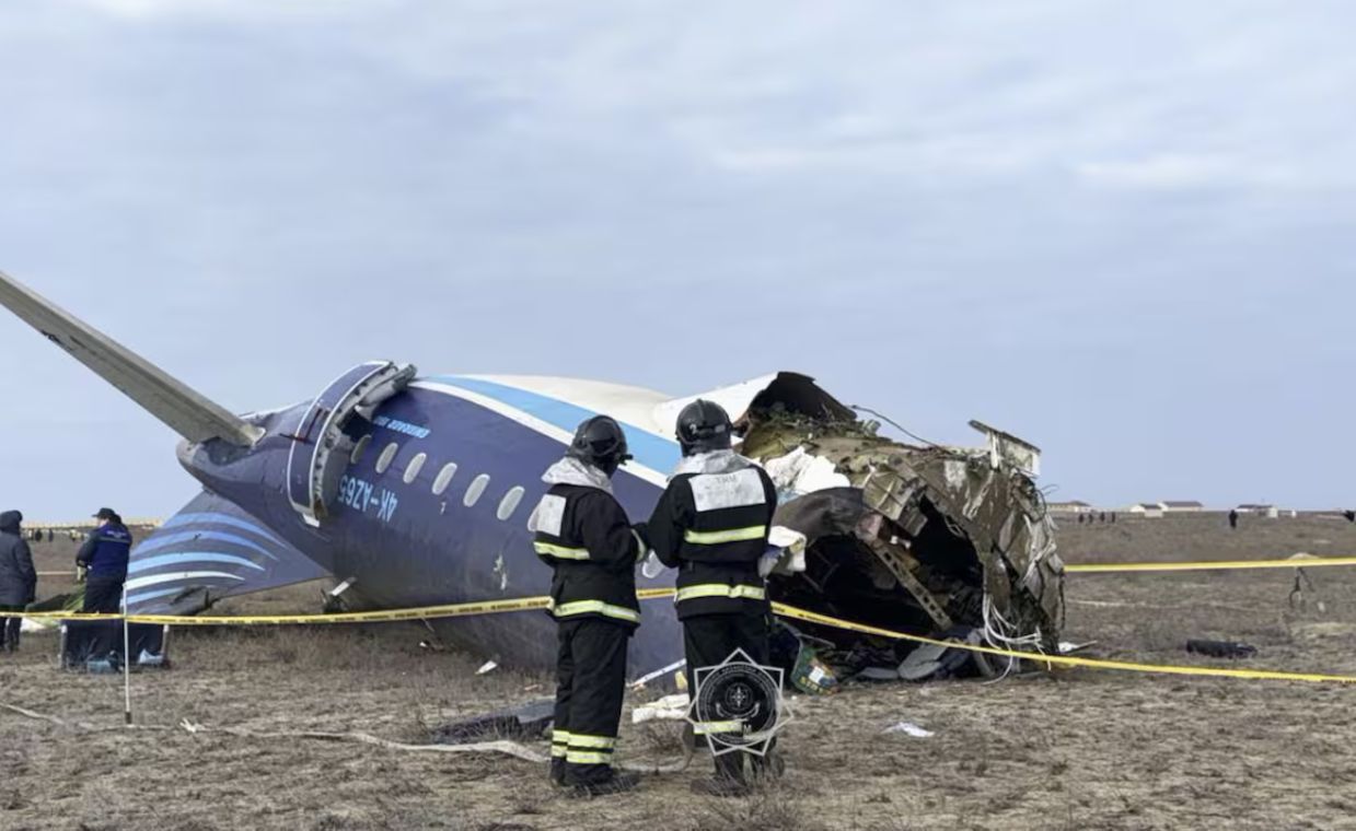 Site of the Azerbaijani plane crash