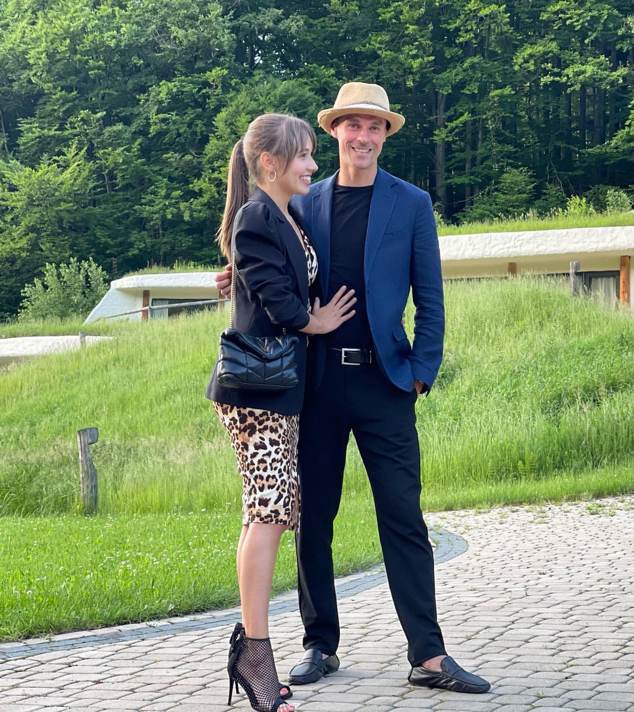Piotr Żyła i Marcelina Ziętek
