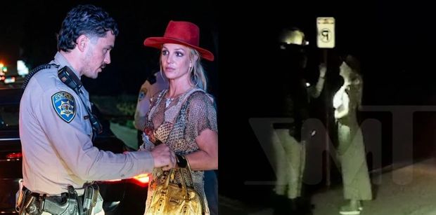 SKUTA Britney Spears DYSKUTUJE z policjantami po PIJACKIM rajdzie: "Zrobię wam lasagne. Mam basen" (WIDEO)