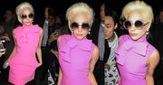 Ładna (!) Lady Gaga w różowej sukience (ZDJĘCIA)