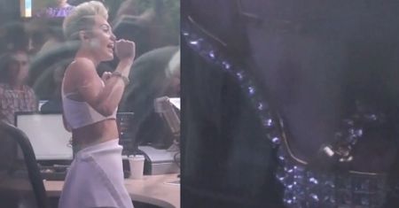 Miley tańczy w radio do swojej nowej piosenki!