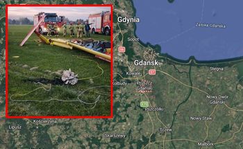 Wypadek szybowca w Pruszczu Gdańskim. Nie żyje 73-letni pilot