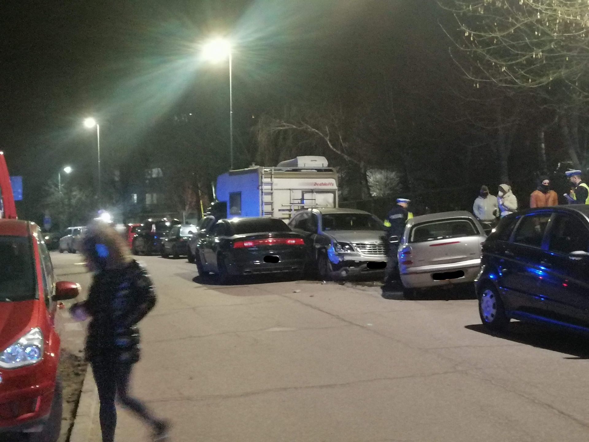 Nocny rajd pijanego kierowcy w Szczecinie