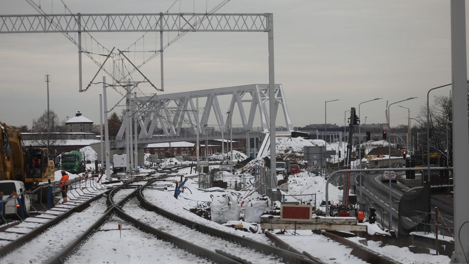 Trwa przebudowa katowickiego węzła kolejowego w Katowicach