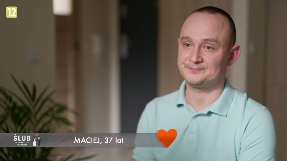 Maciej, nowy uczestnik "Ślubu od pierwszego wejrzenia"