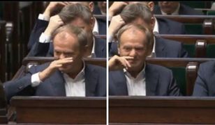 Donald Tusk zaskoczył. Nie mógł się powstrzymać przed tym gestem