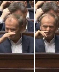 Donald Tusk zaskoczył. Nie mógł się powstrzymać przed tym gestem