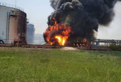Płonie rafineria w Lisiczańsku. "Groźba wybuchu"