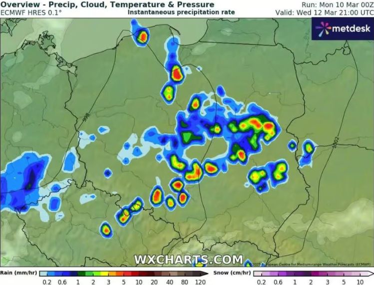 12 marca możliwe pierwsze wiosenne burze.